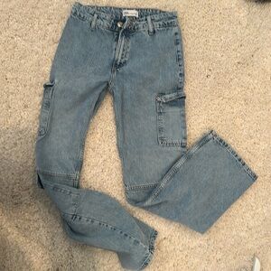 Zara women’s cargo jeans, size 2